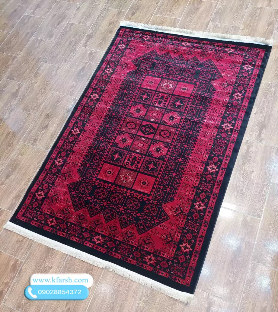 فرش قرمز طرح بلوچ
