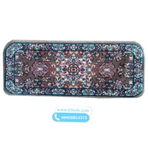 فرش پله تکی اطلس گردویی