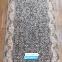 فرش کناره طوسی حاشیه طلاکوب