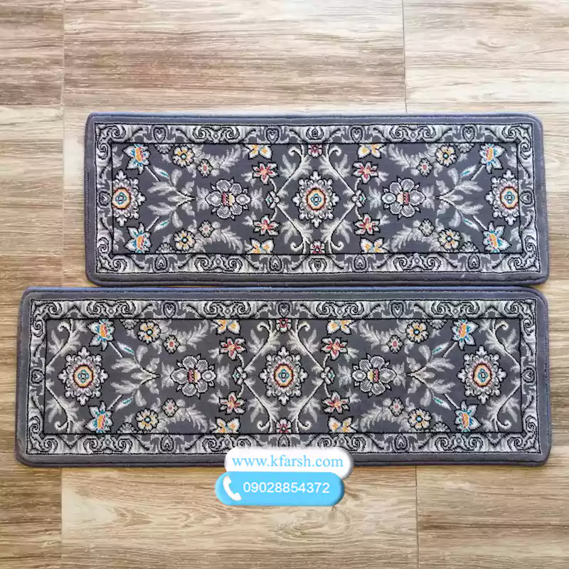 dark-gray-stair-carpet فرش پله تکی جدید طوسی