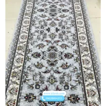 فرش کناره طوسی نقره ای