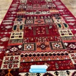 فرش کناره قرمز جدید